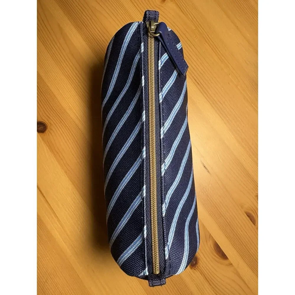 New Brooks Brothers United Airlines Striped Zip Wash/Amenity Bag
